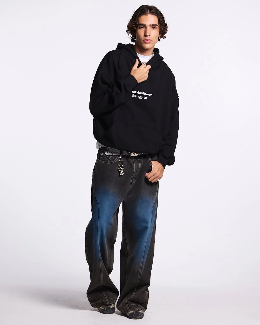 ELECTRIC SHINE HOODIE BLACK 4