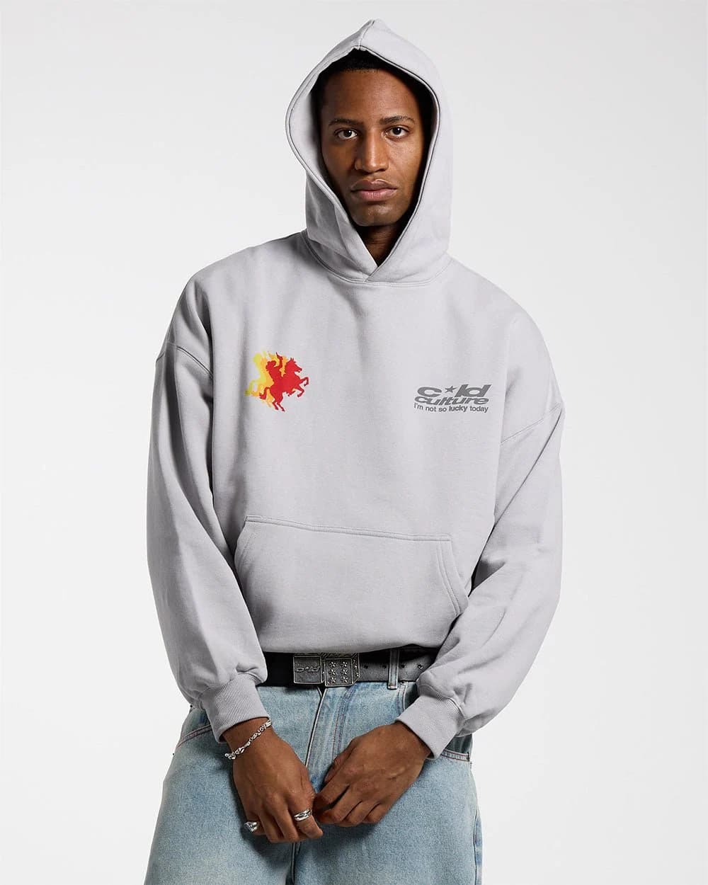 COWBOY HOODIE COOL GREY 4