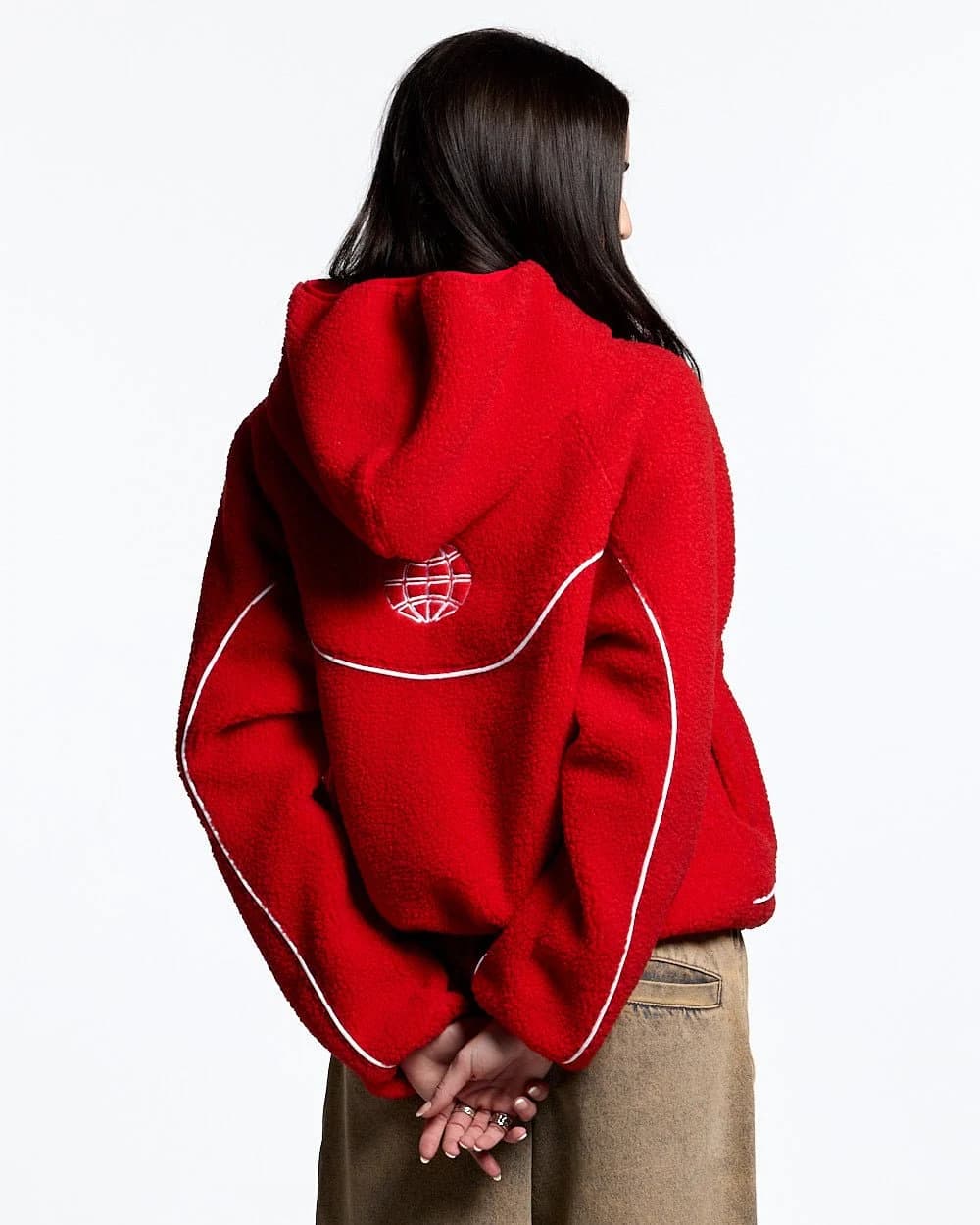 NO RISK FLEECE JACKET VIVID RED by COLD CULTURE