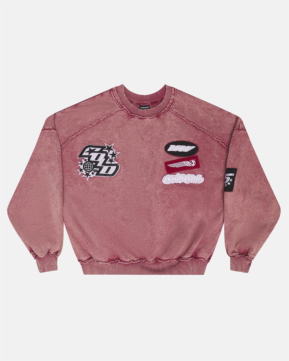 WALKER CREWNECK BURGUNDY by COLD CULTURE