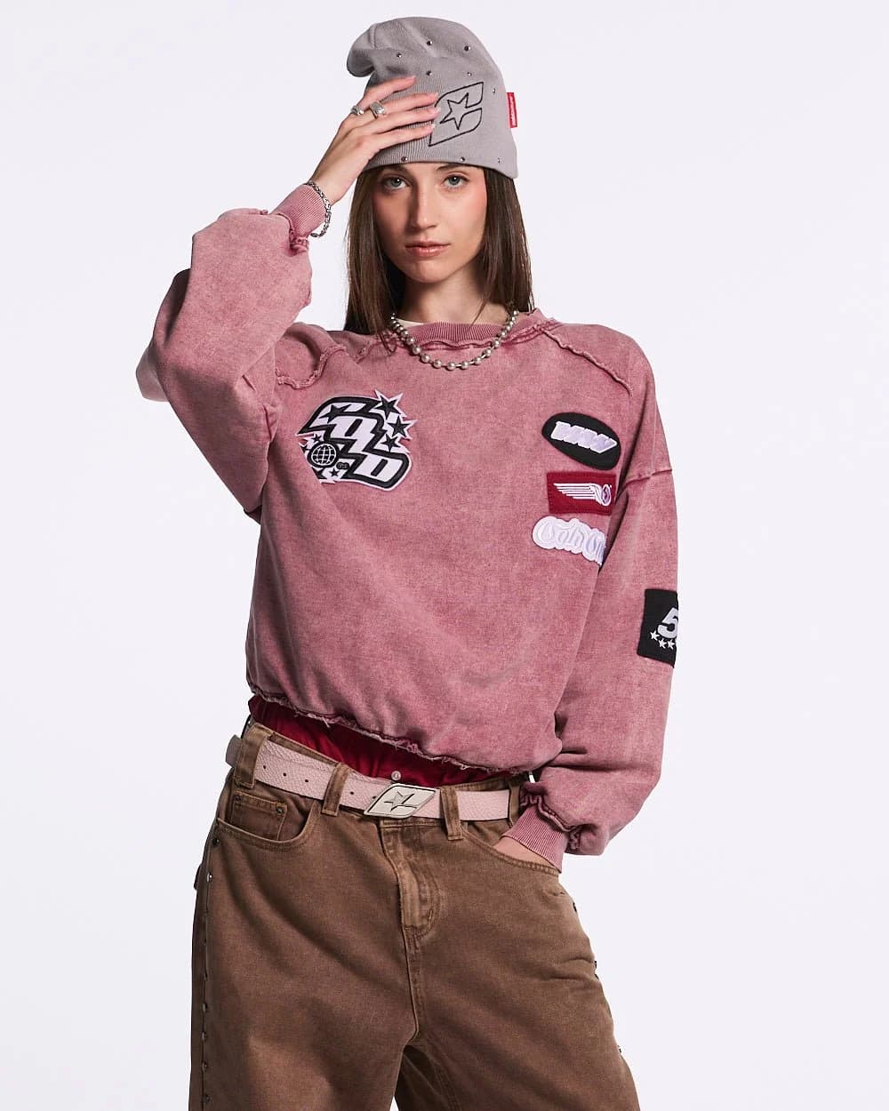 WALKER CREWNECK BURGUNDY 5