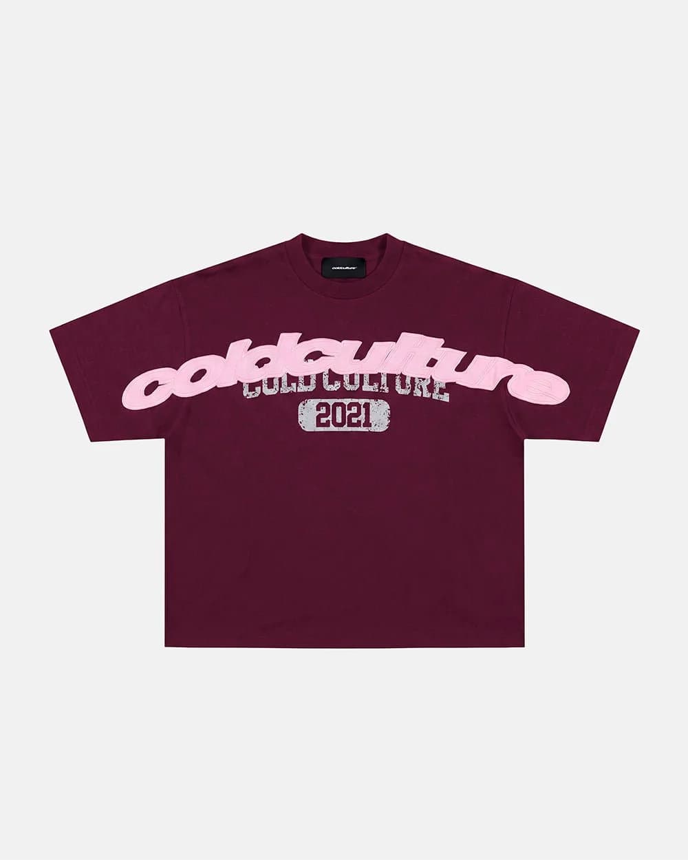 MIX MATCH TEE BURGUNDY by COLD CULTURE