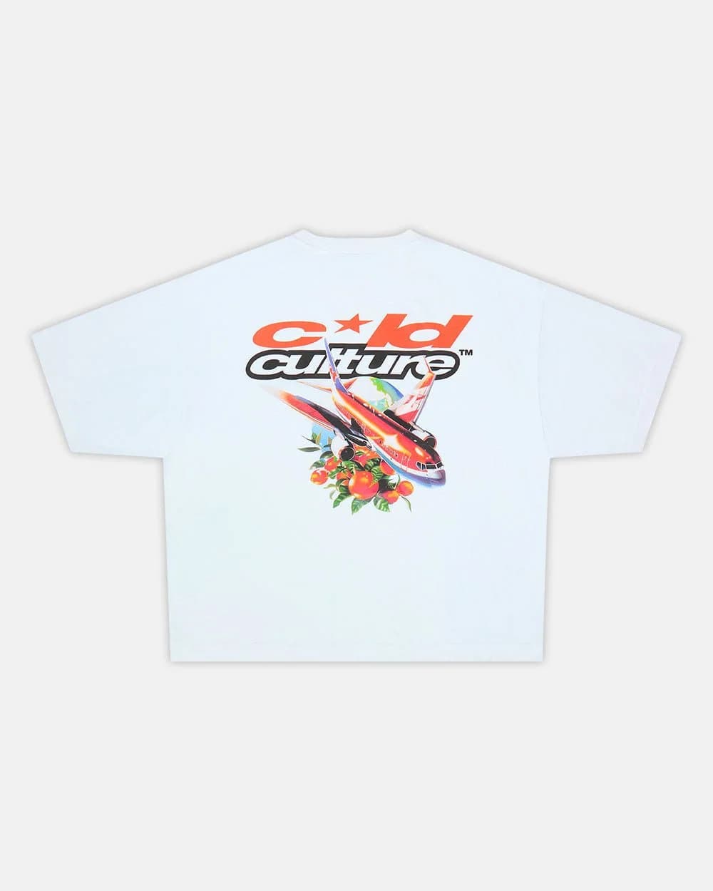 FLIGHT PATH TEE WHITE by COLD CULTURE