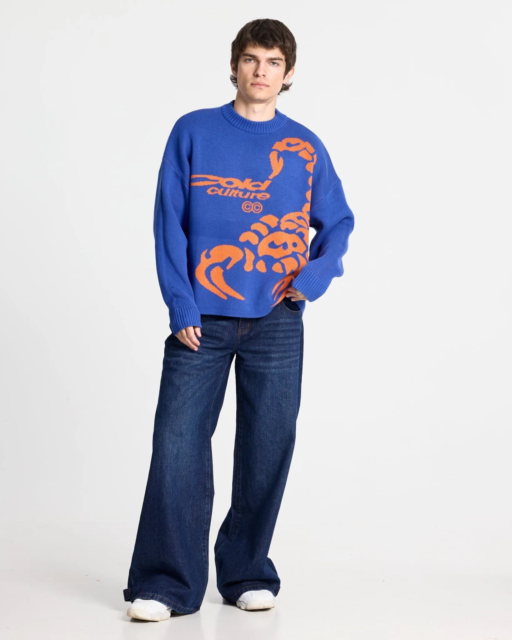 POISON KNIT BLUE AND ORANGE 5