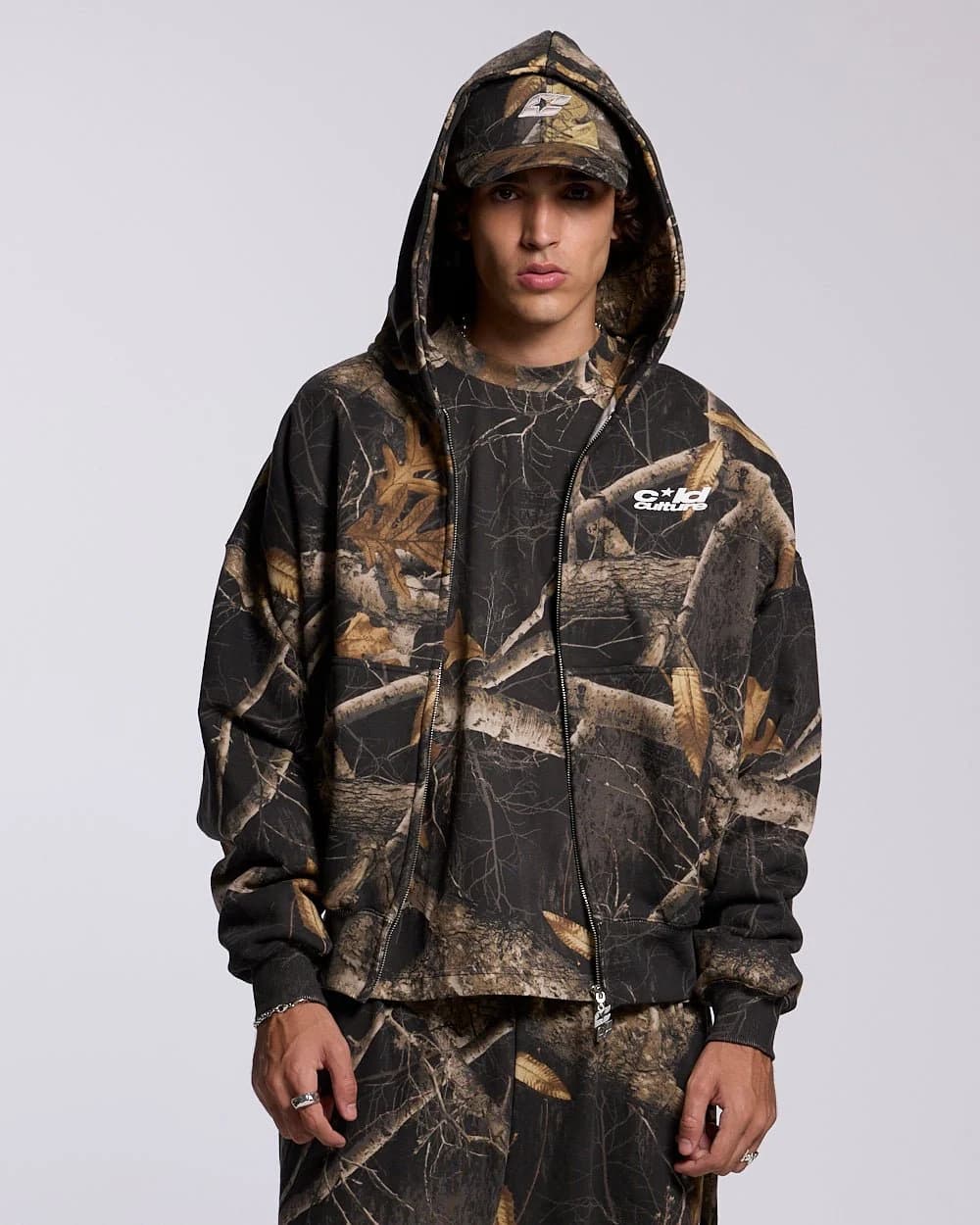 ZIP HOODIE REALTREE BLACK 2