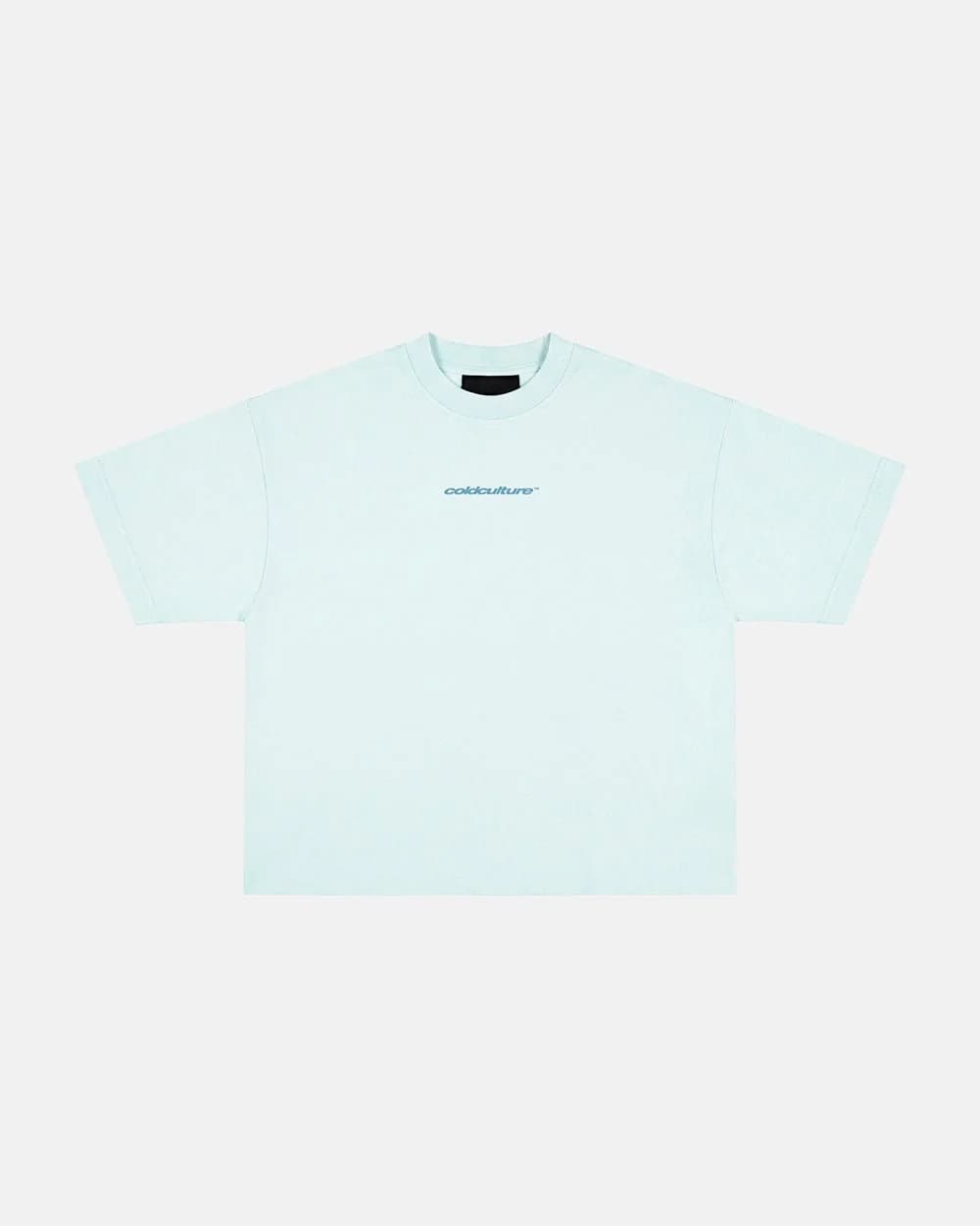 DISTRESS CURVED TEE BLUE 3