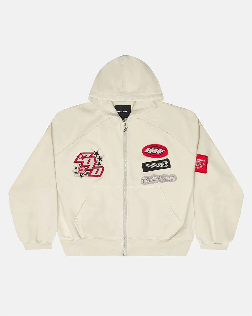 WALKER ZIP HOODIE LIGHT GREY by COLD CULTURE