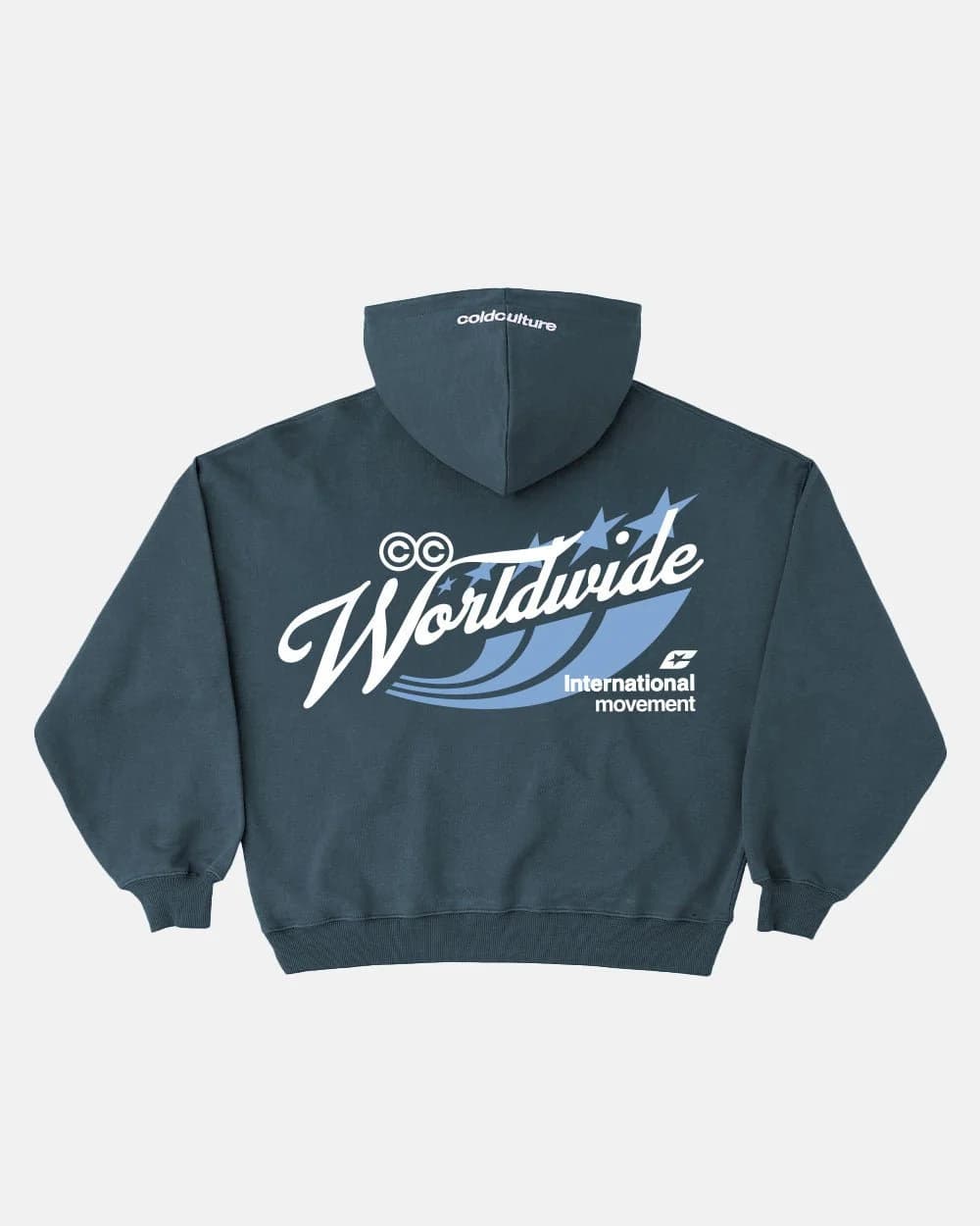 ORBIT HOODIE BALTIC BLUE by COLD CULTURE