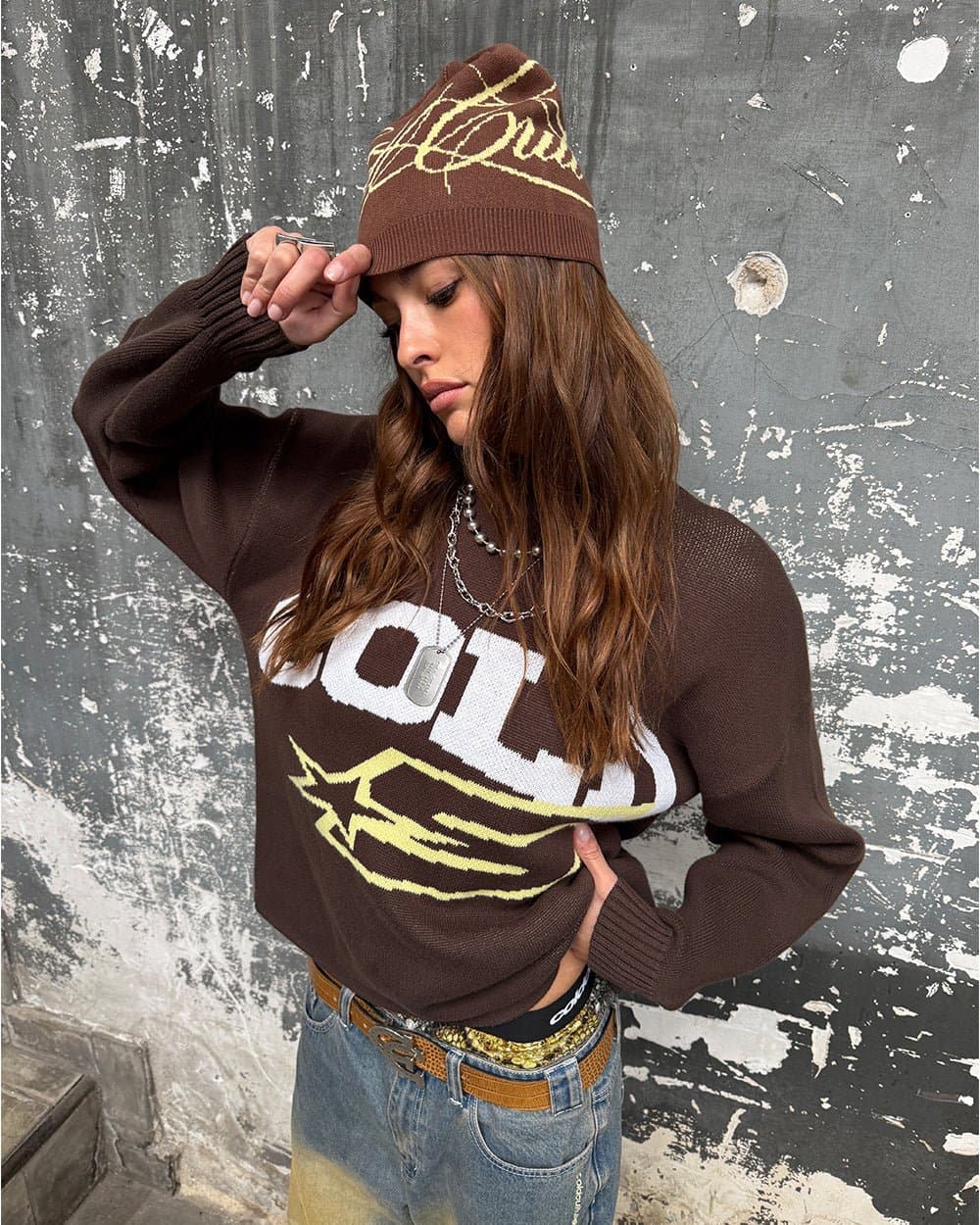 DAILY KNIT BROWN 7