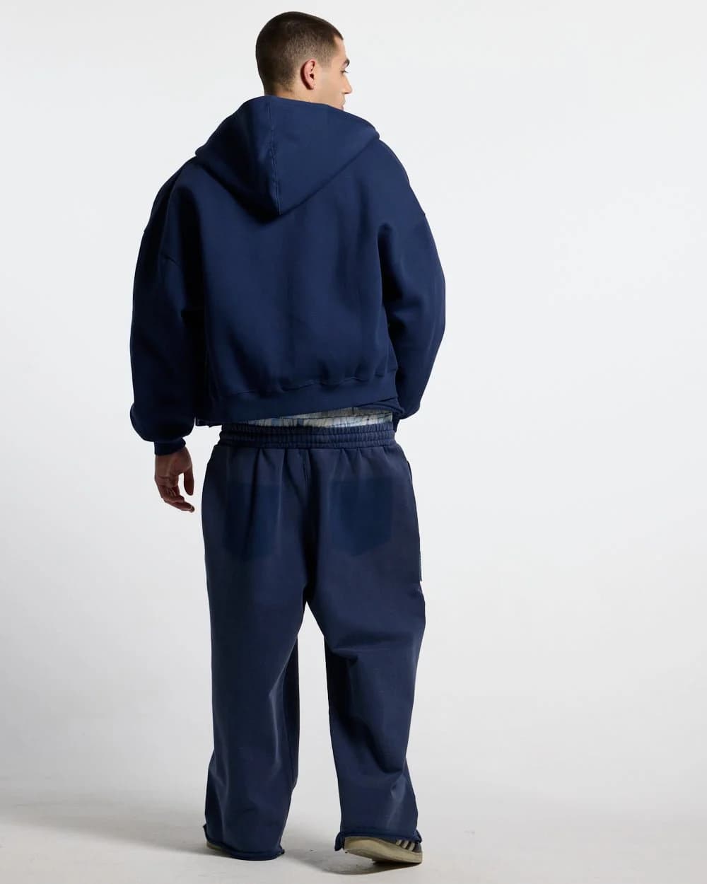HIDE AND SEEK ZIP HOODIE NAVY 4