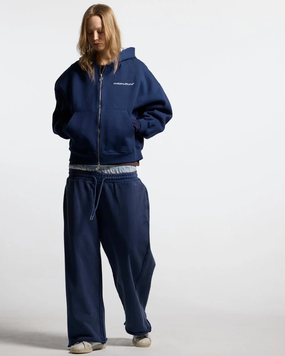 HIDE AND SEEK ZIP HOODIE NAVY 5