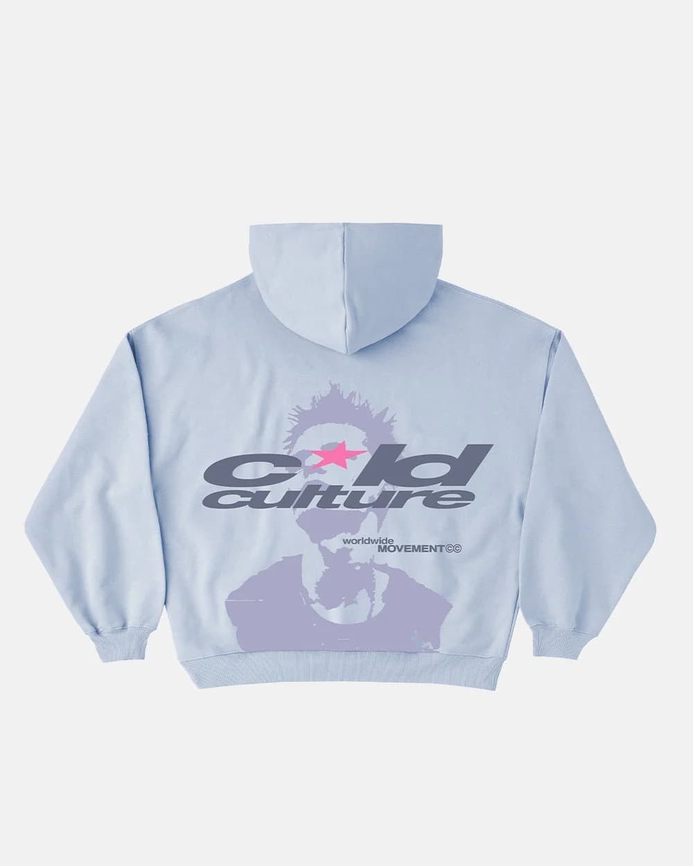 REBEL HOODIE SHADY BLUE by COLD CULTURE