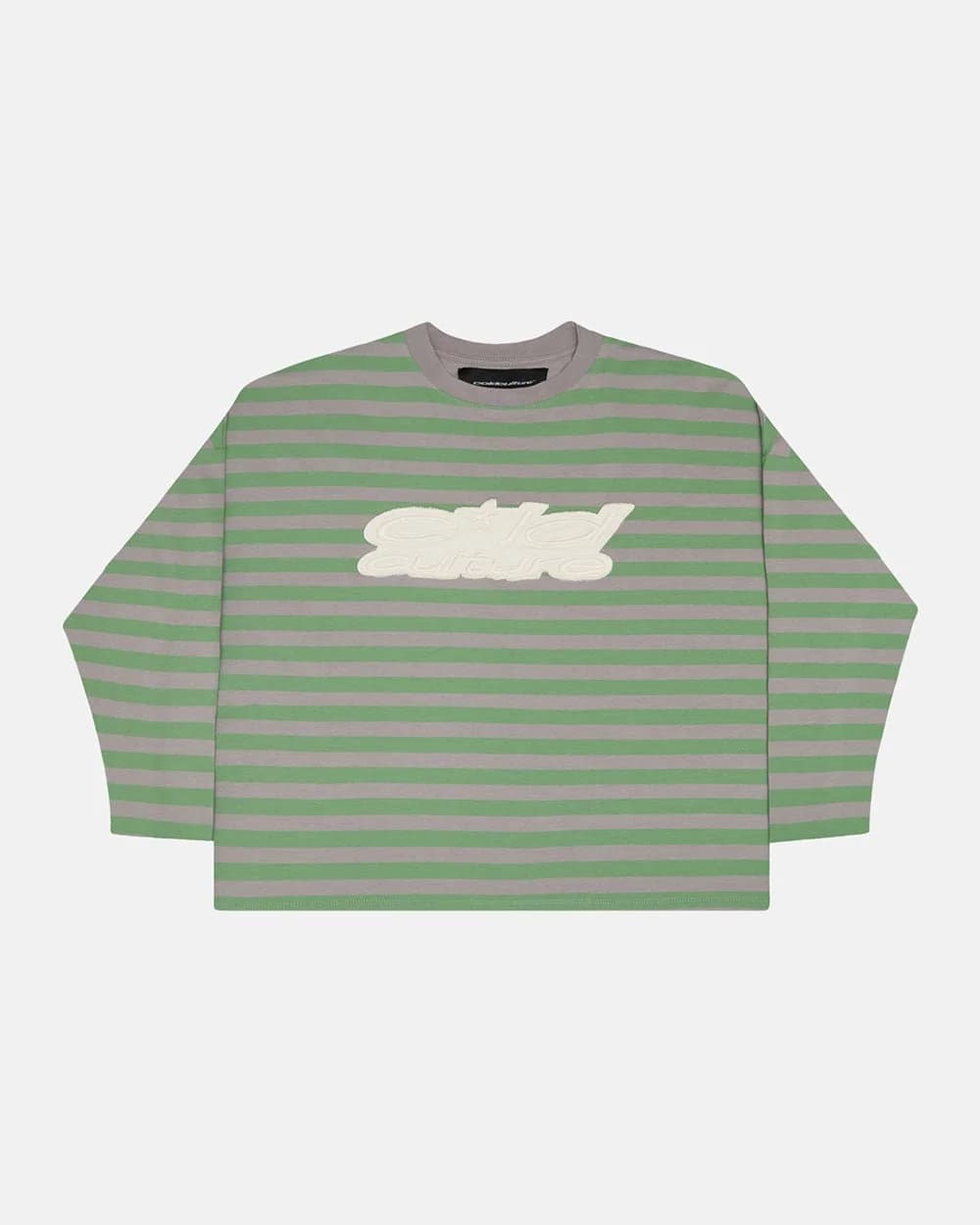 PARDON ME LONGSLEEVE GREEN & GREY by COLD CULTURE