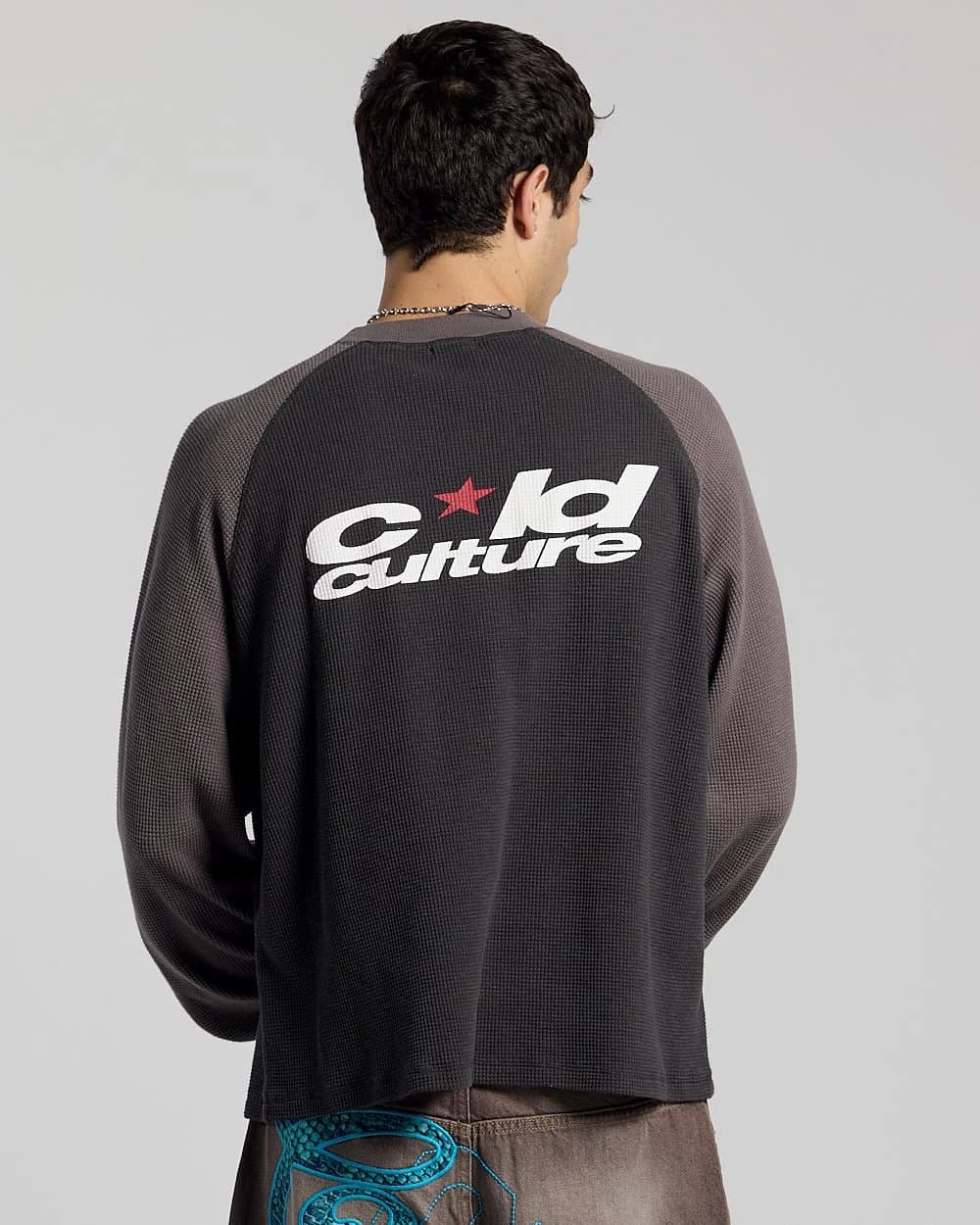 RANGLAN BICOLOR THERMAL LONGSLEEVE BLACK 2