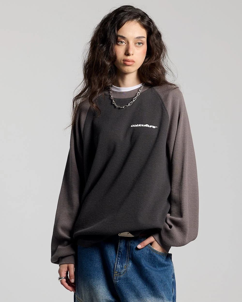 RANGLAN BICOLOR THERMAL LONGSLEEVE BLACK 6
