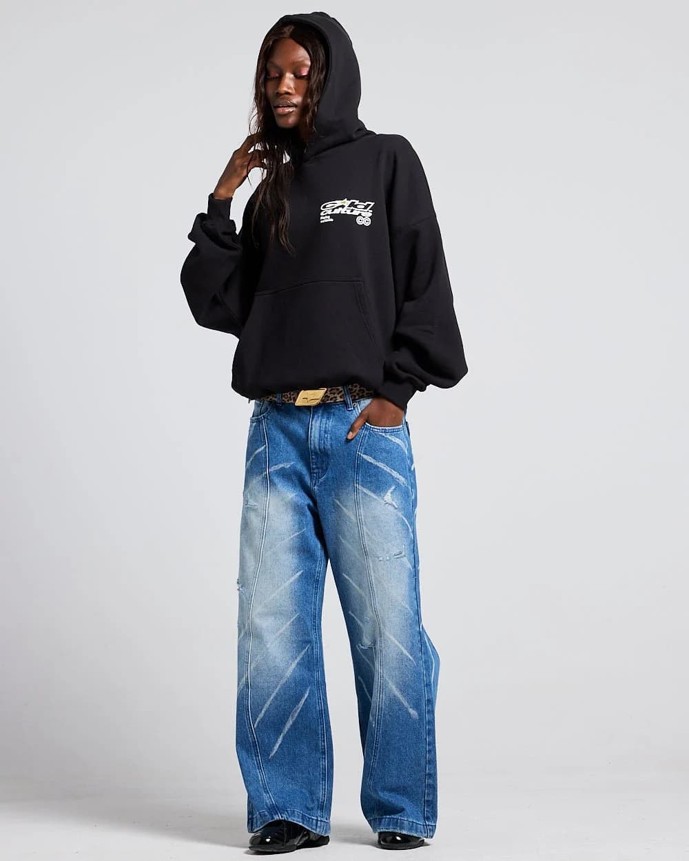 PLAYING WORLDWIDE HOODIE BLACK 6