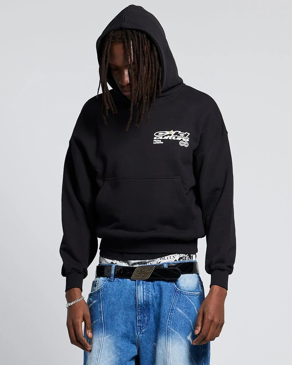 PLAYING WORLDWIDE HOODIE BLACK 4
