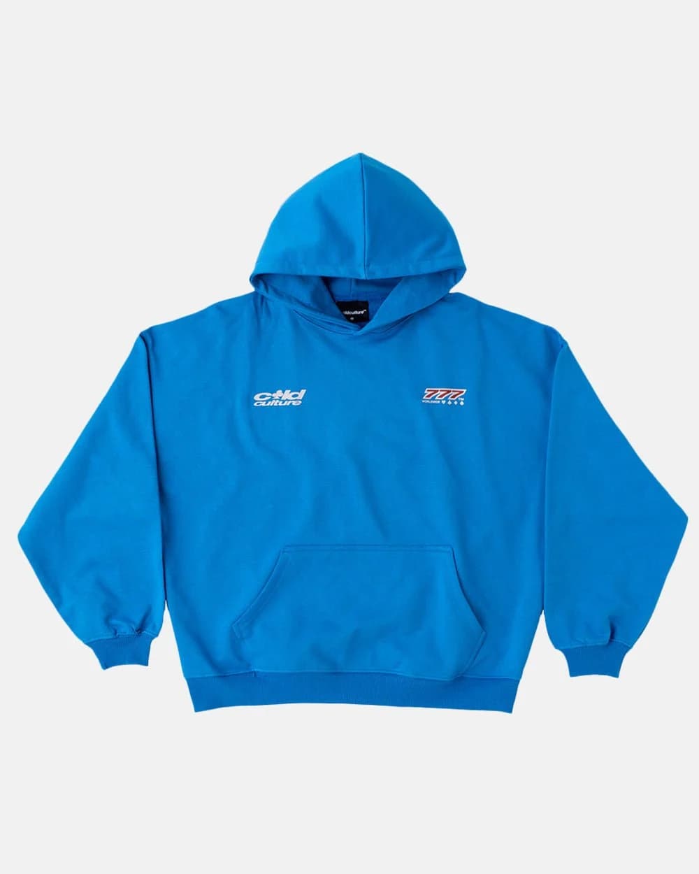 THREE SEVENS HOODIE CAPRI BLUE 2