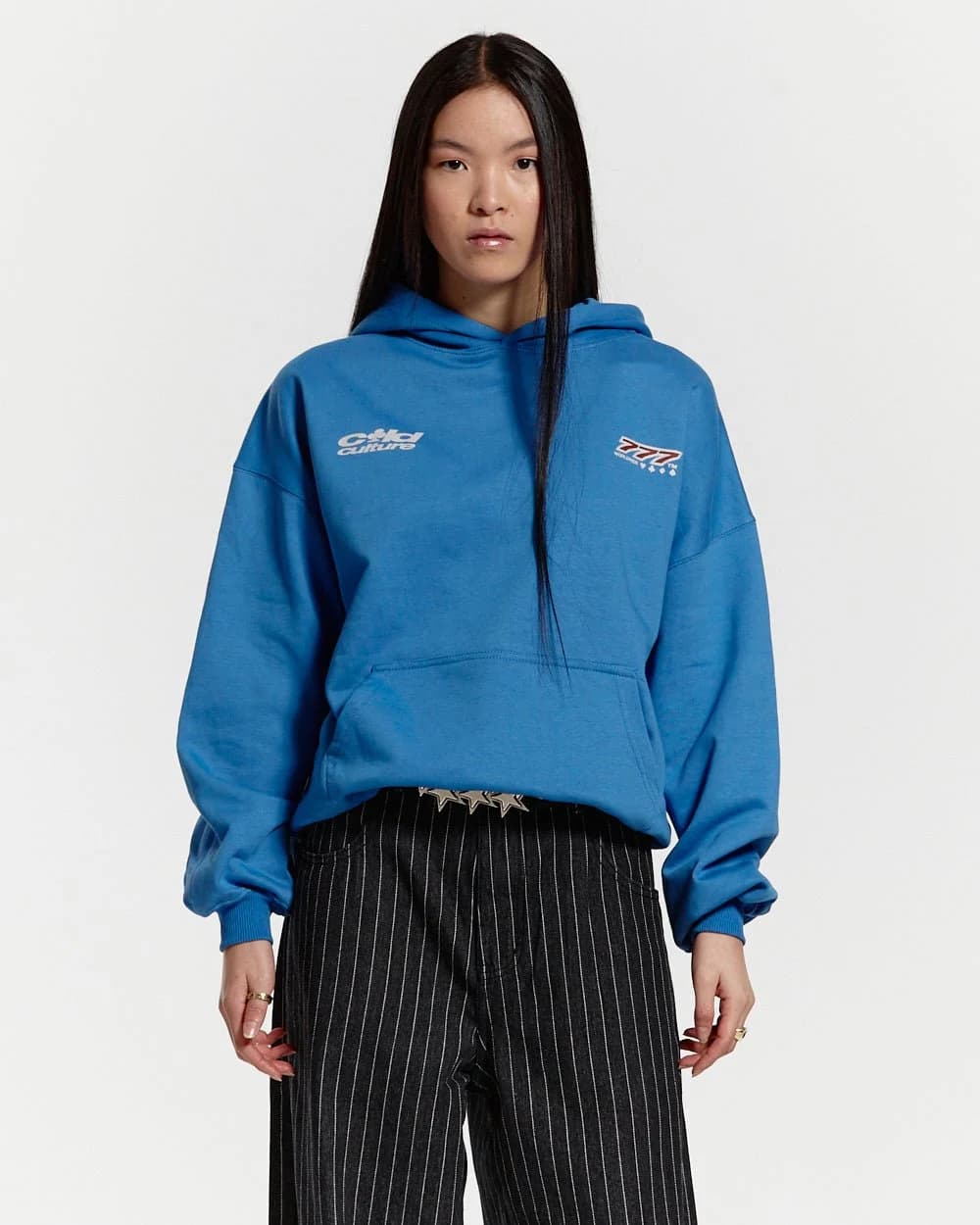 THREE SEVENS HOODIE CAPRI BLUE 5