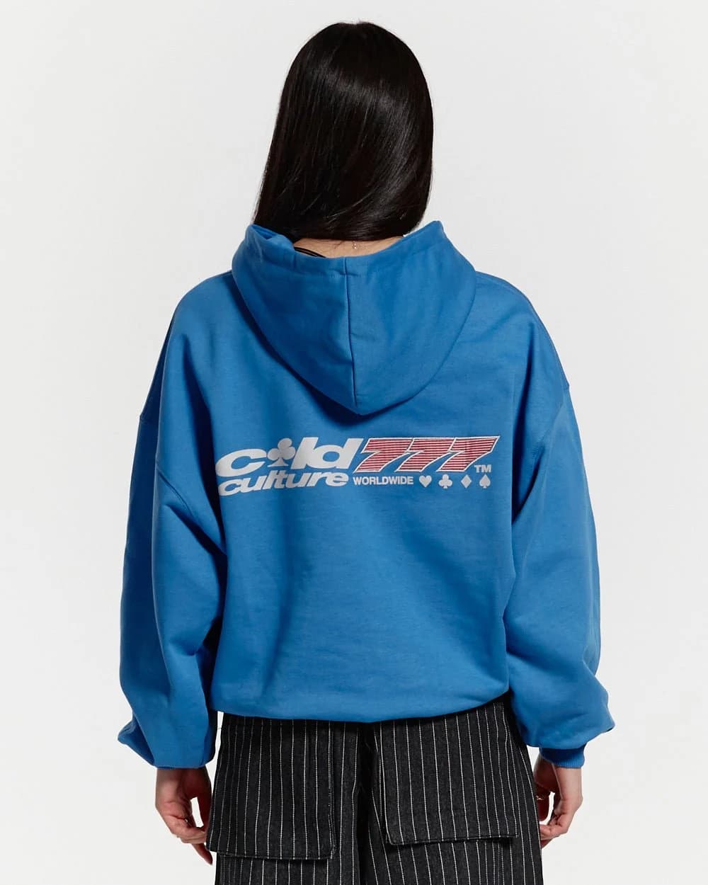 THREE SEVENS HOODIE CAPRI BLUE 6