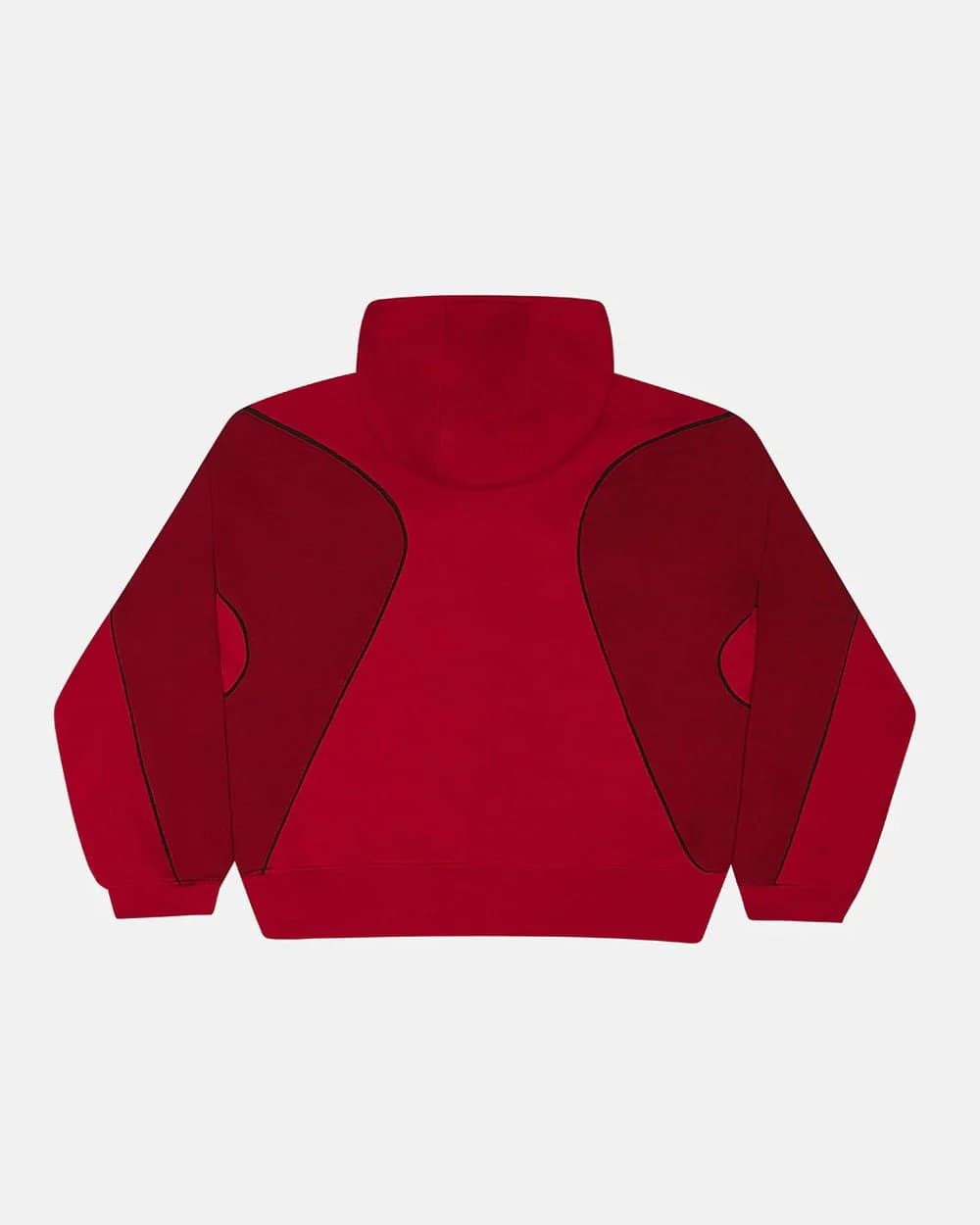RUSH ZIPPER HOODIE RED 3