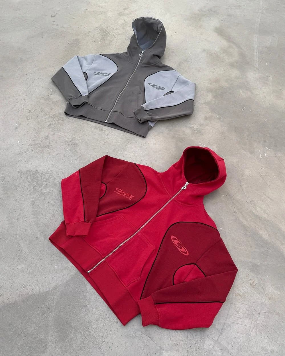 RUSH ZIPPER HOODIE RED 8