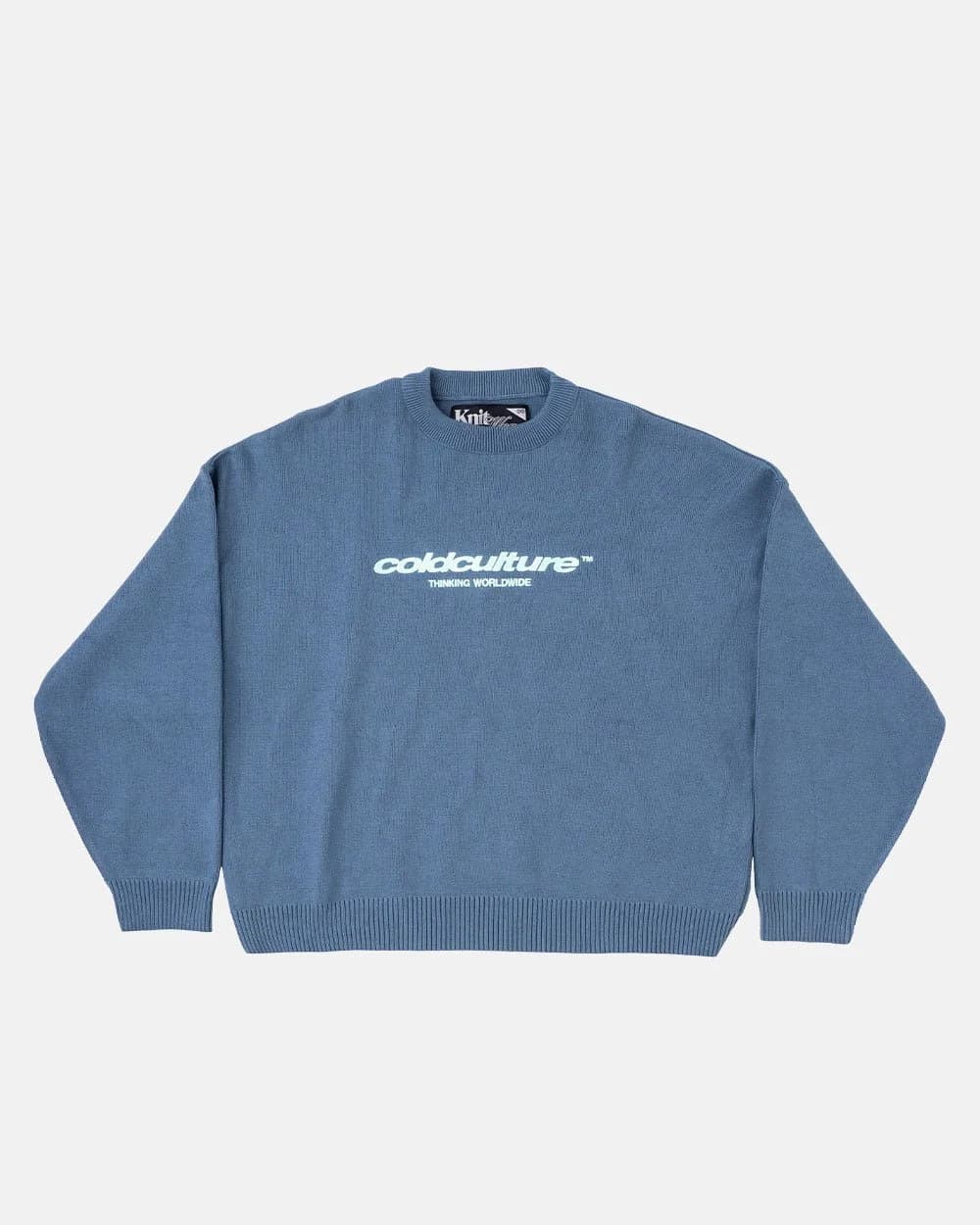 ESSENTIAL KNIT TURBULENCE BLUE by COLD CULTURE