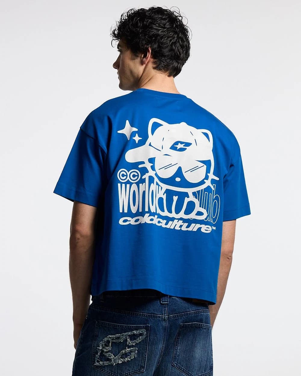 CIBERCAT TEE BLUE 2