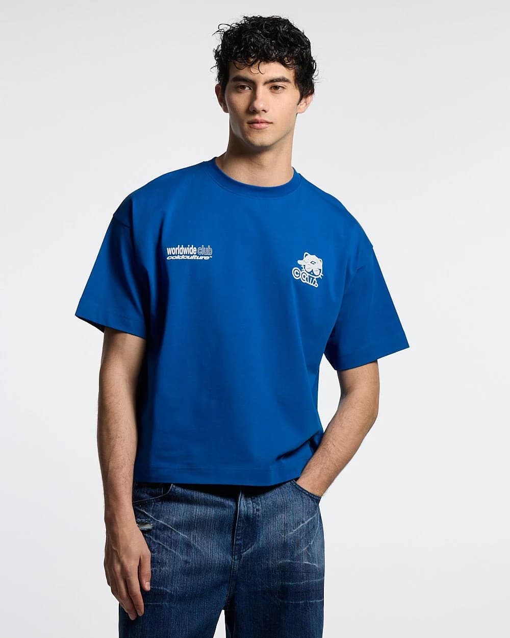CIBERCAT TEE BLUE 4