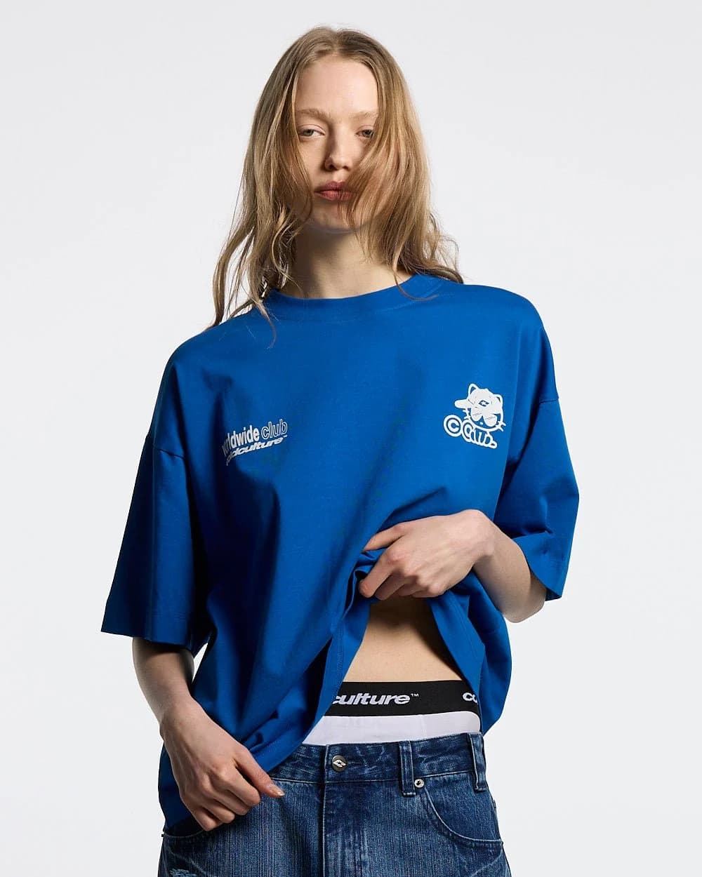 CIBERCAT TEE BLUE 6