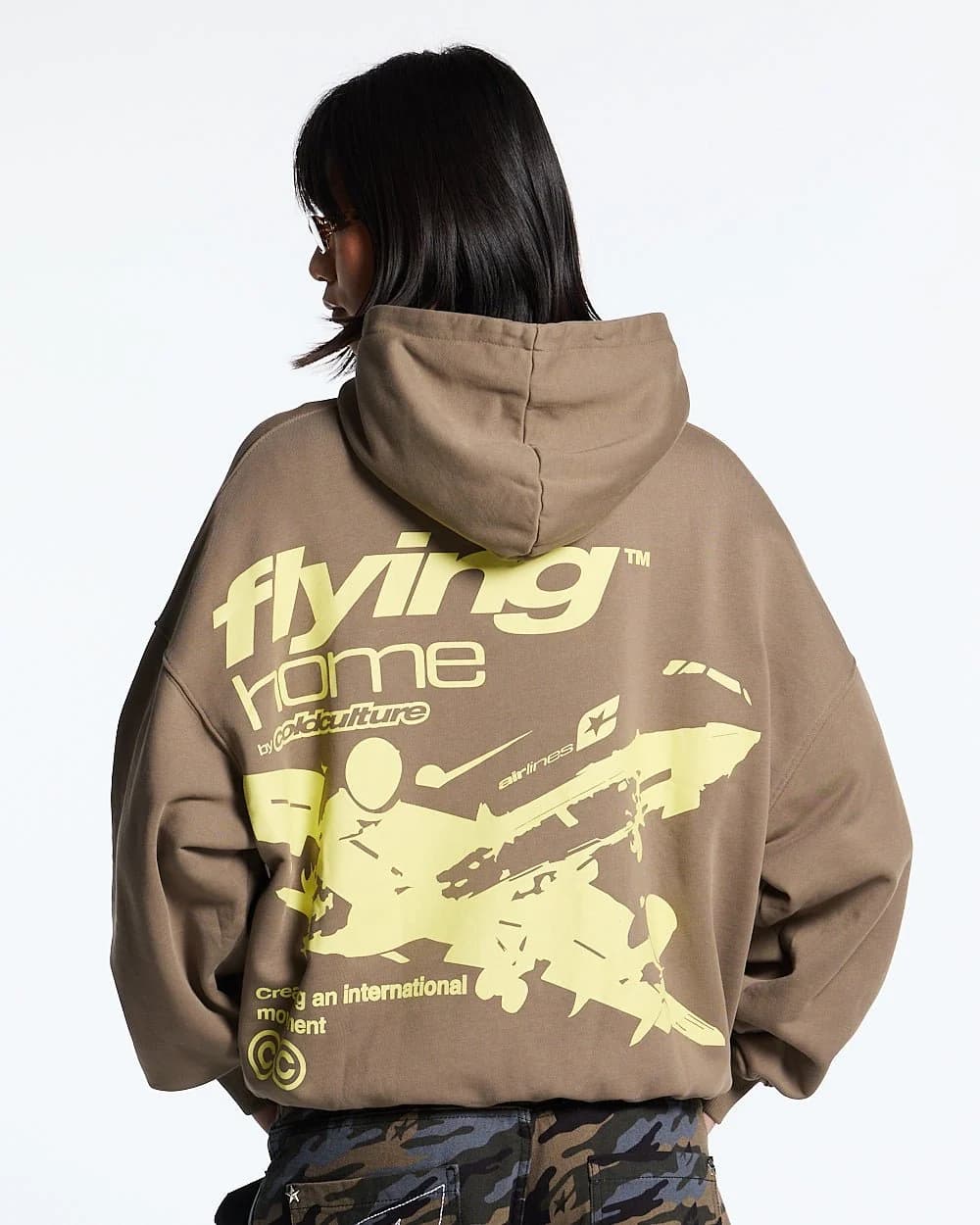 FLYING HOME HOODIE WALNUT BROWN 5