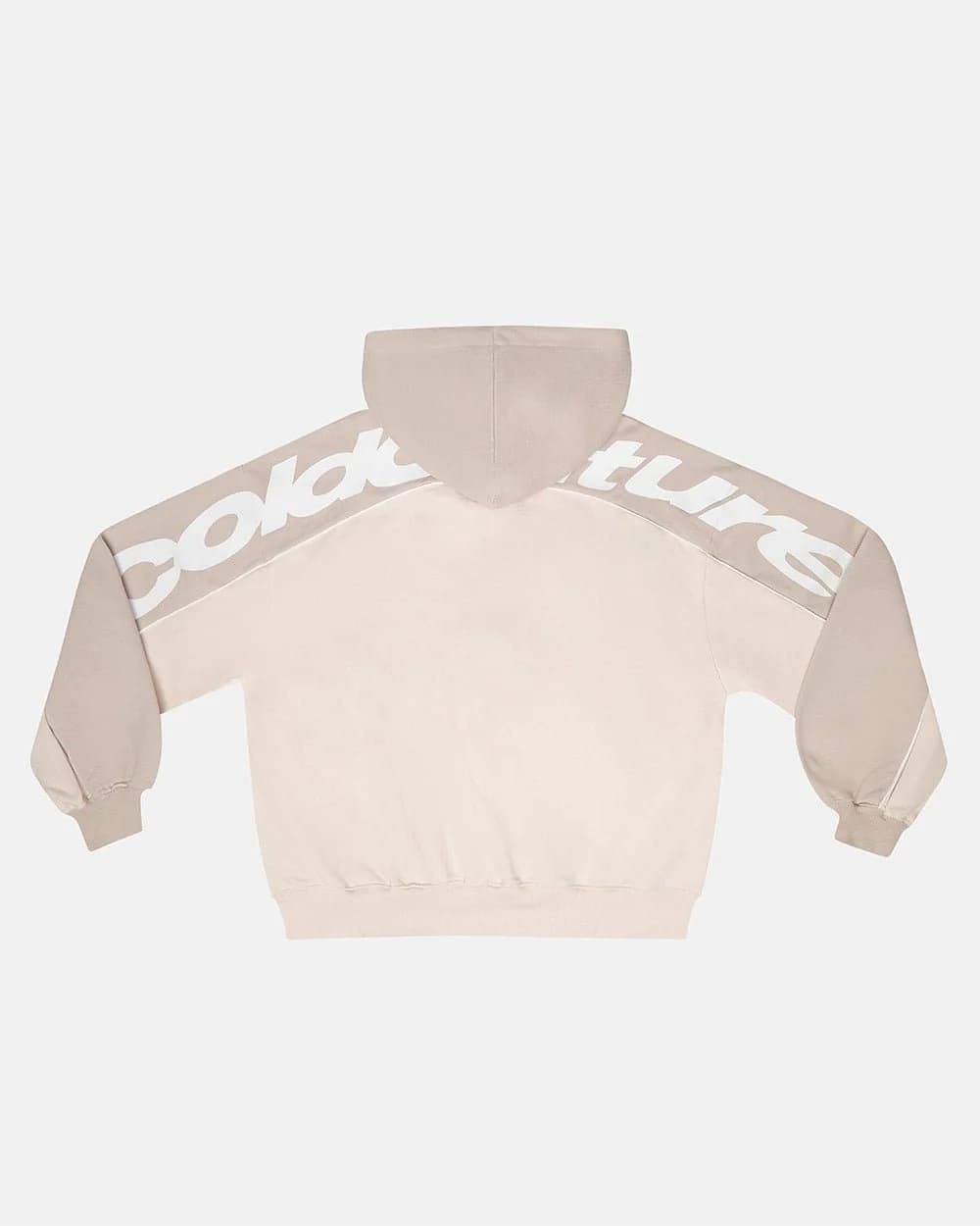 FLESH ZIP HOODIE BEIGE by COLD CULTURE