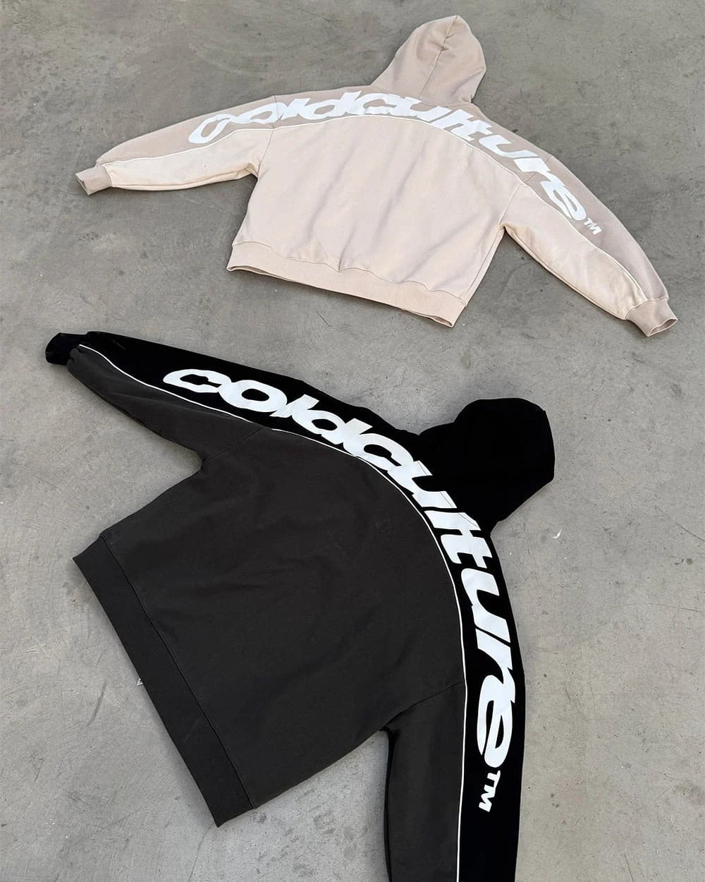 FLESH ZIP HOODIE BEIGE 9