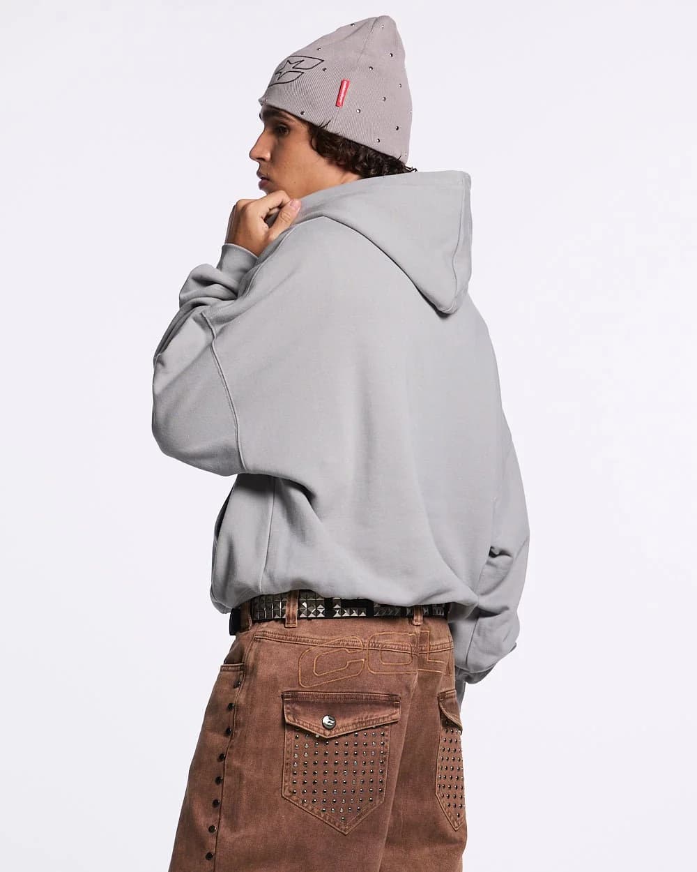 GRAFFITI HOODIE GREY 4
