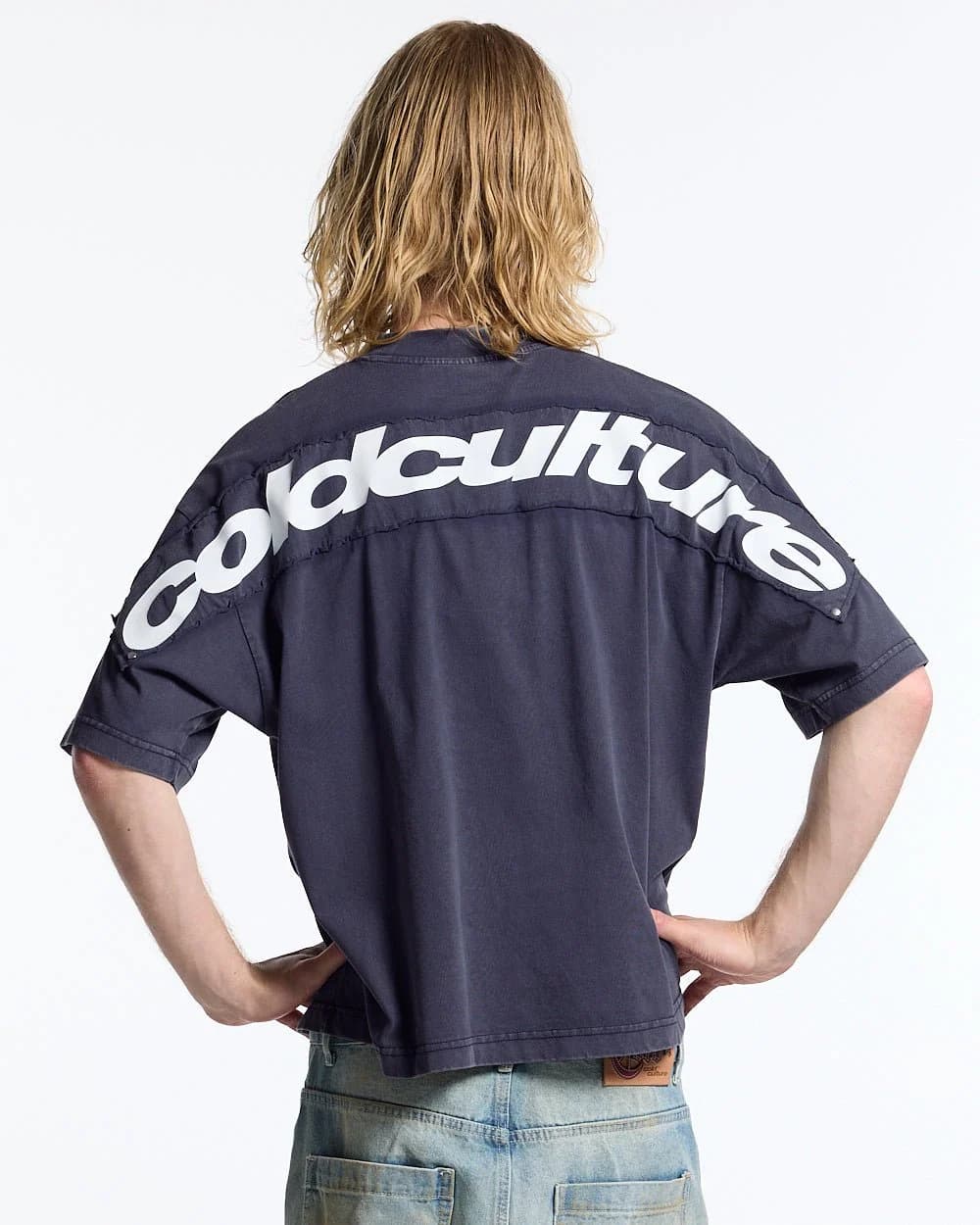 FULL ON WASHED TEE BLUE 2