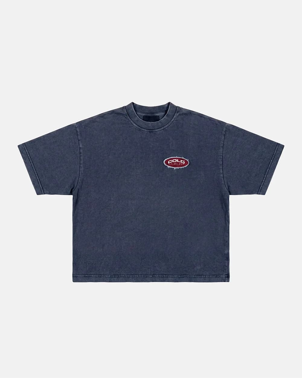 FULL ON WASHED TEE BLUE 3