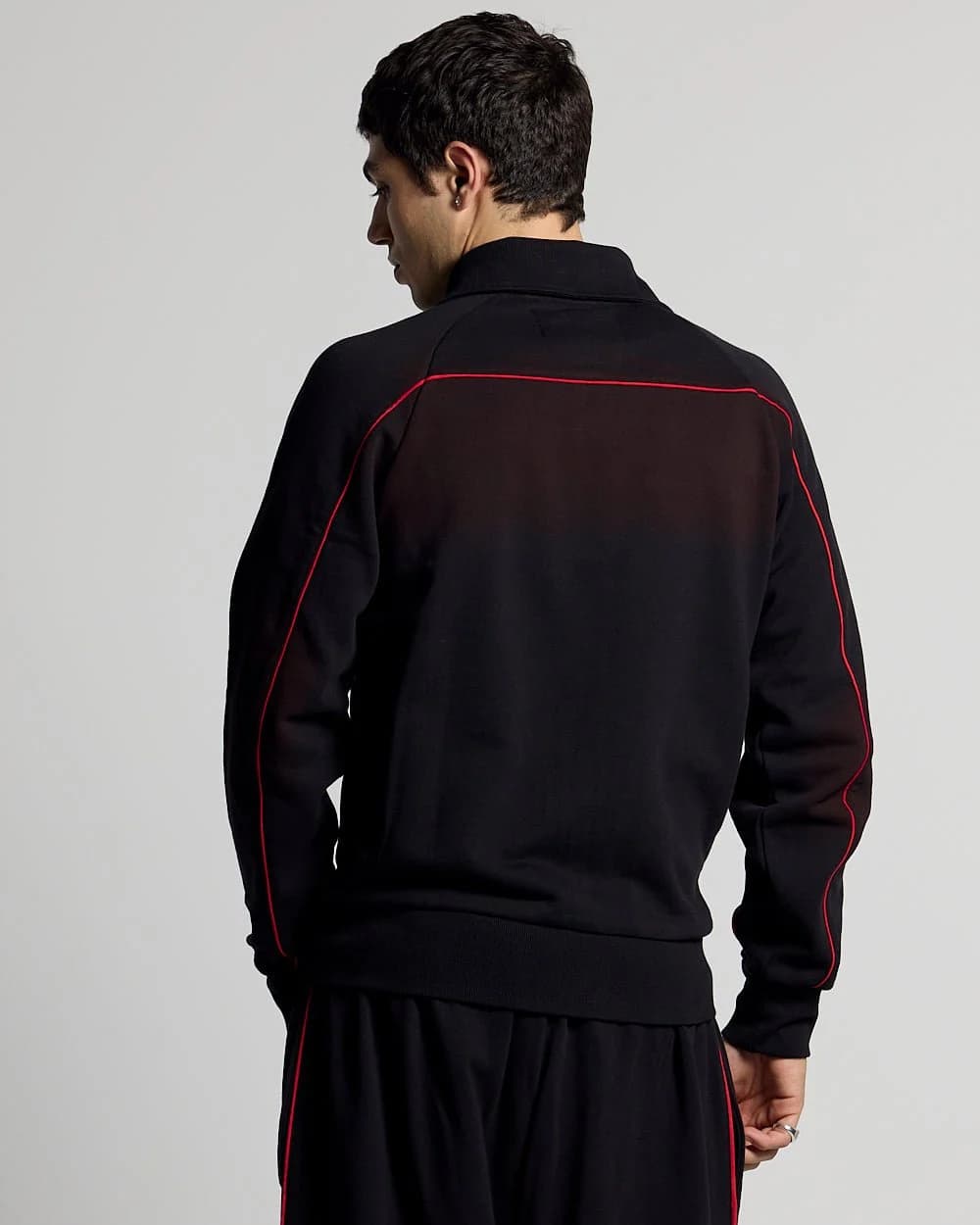 SAVAGE WASHED JACKET BLACK & RED 4