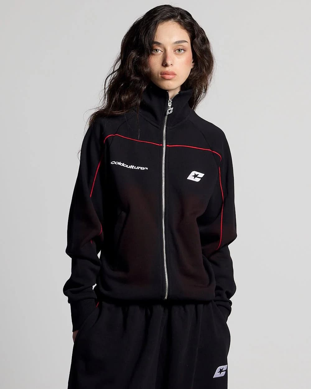 SAVAGE WASHED JACKET BLACK & RED 5