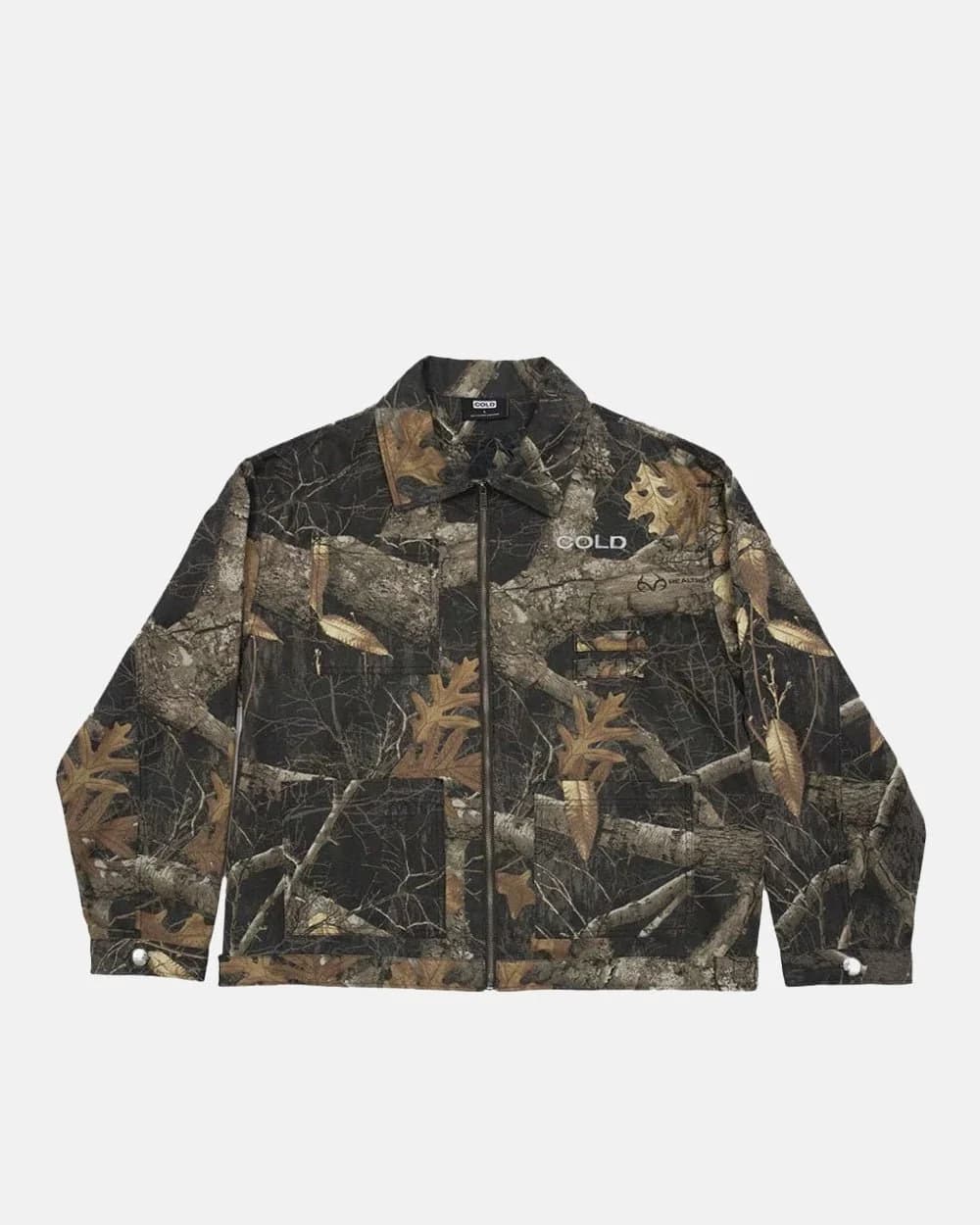 WORK ZIP JACKET REALTREE BLACK by COLD CULTURE