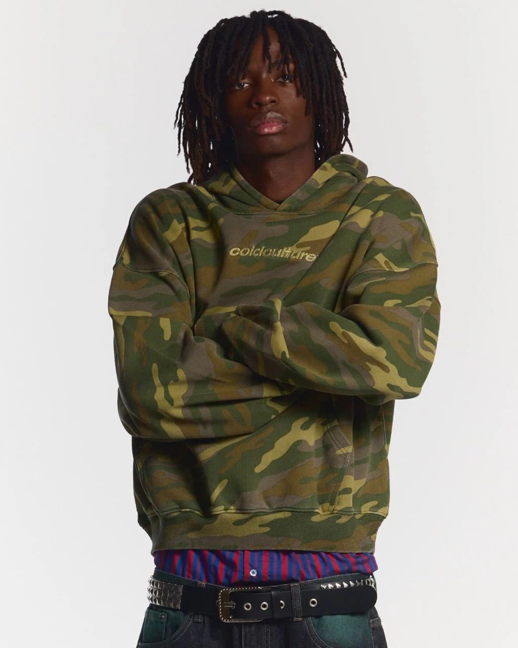 STRASS CAMO HOODIE 4