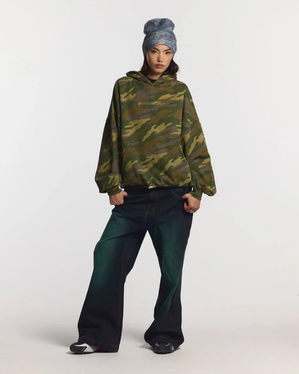 STRASS CAMO HOODIE 6