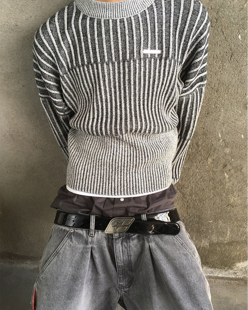 HYPERLINES KNIT BLACK & GREY 7