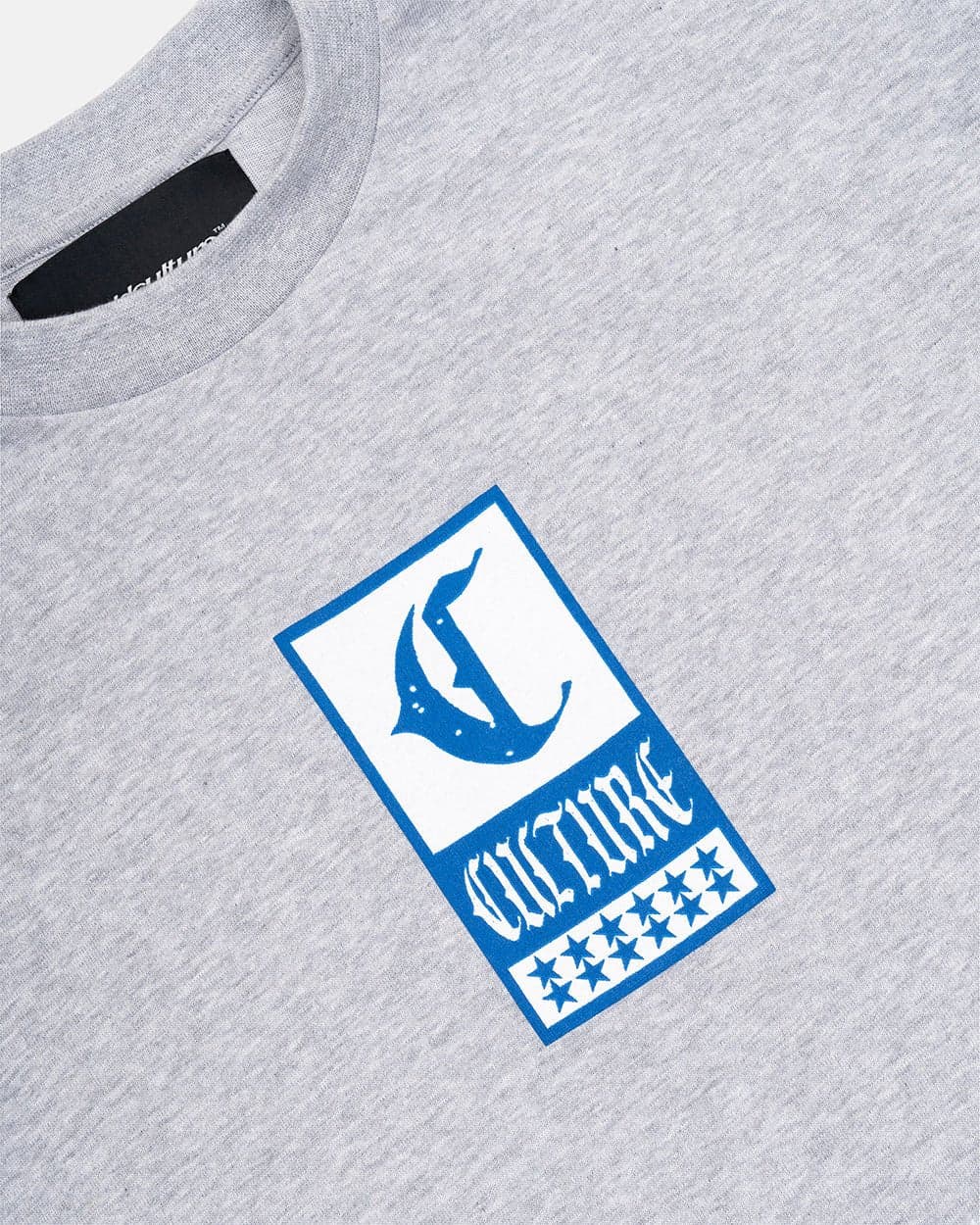 GOTHIC CURVED TEE GREY 6
