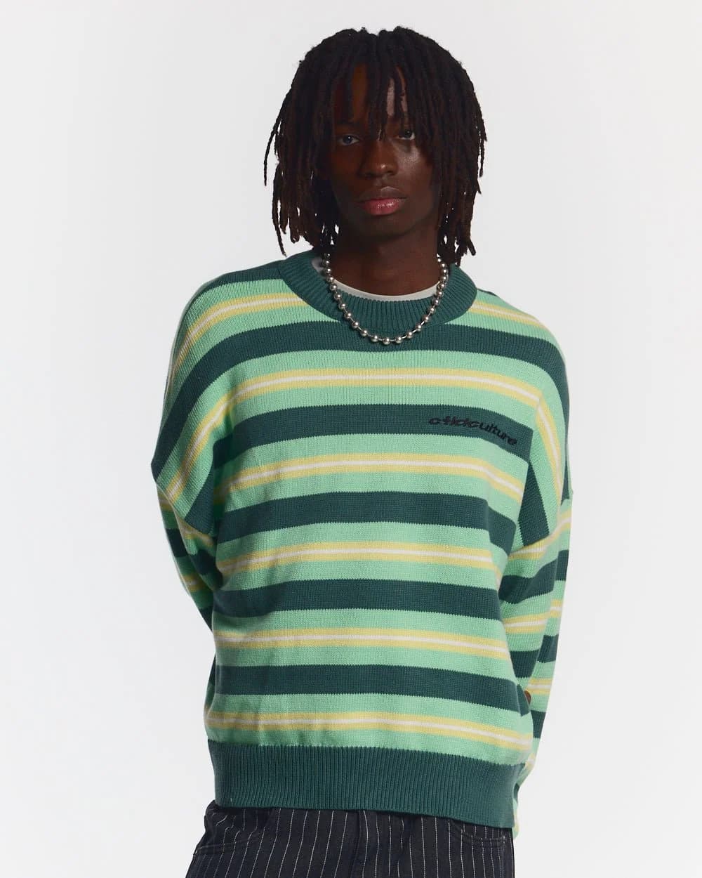 CASINO STRIPES KNIT PALE JADE 3