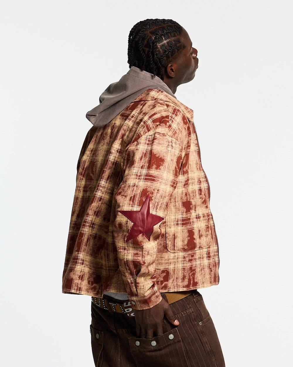STARS OVER SHIRT BROWN 2