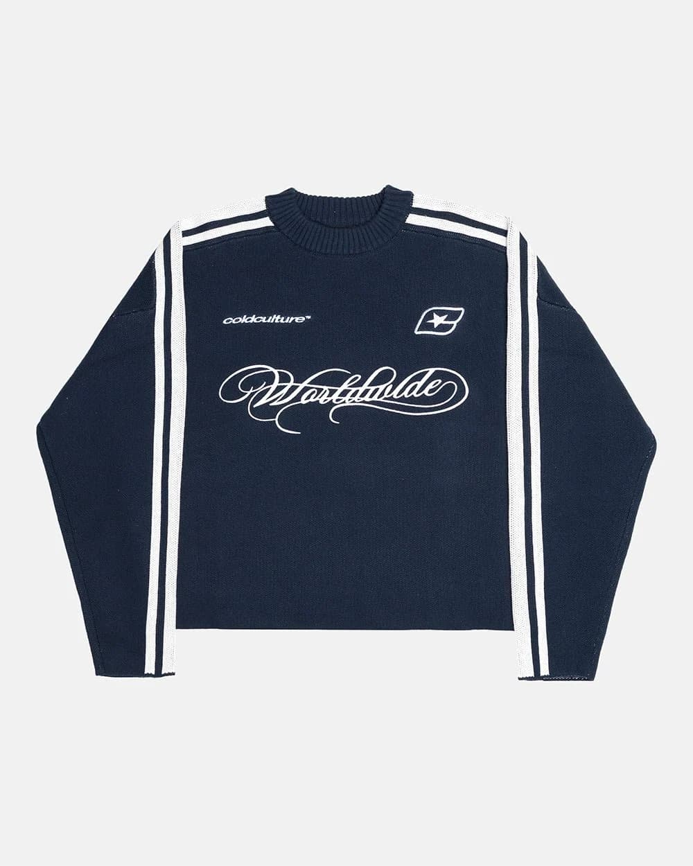 W80 KNITWEAR BLUE by COLD CULTURE