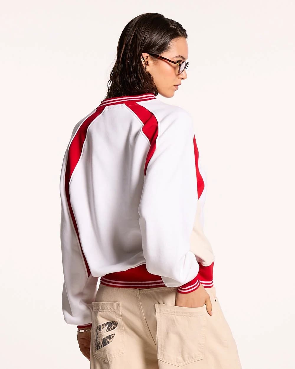 COWBOY VARSITY CREWNECK FIERY RED 6