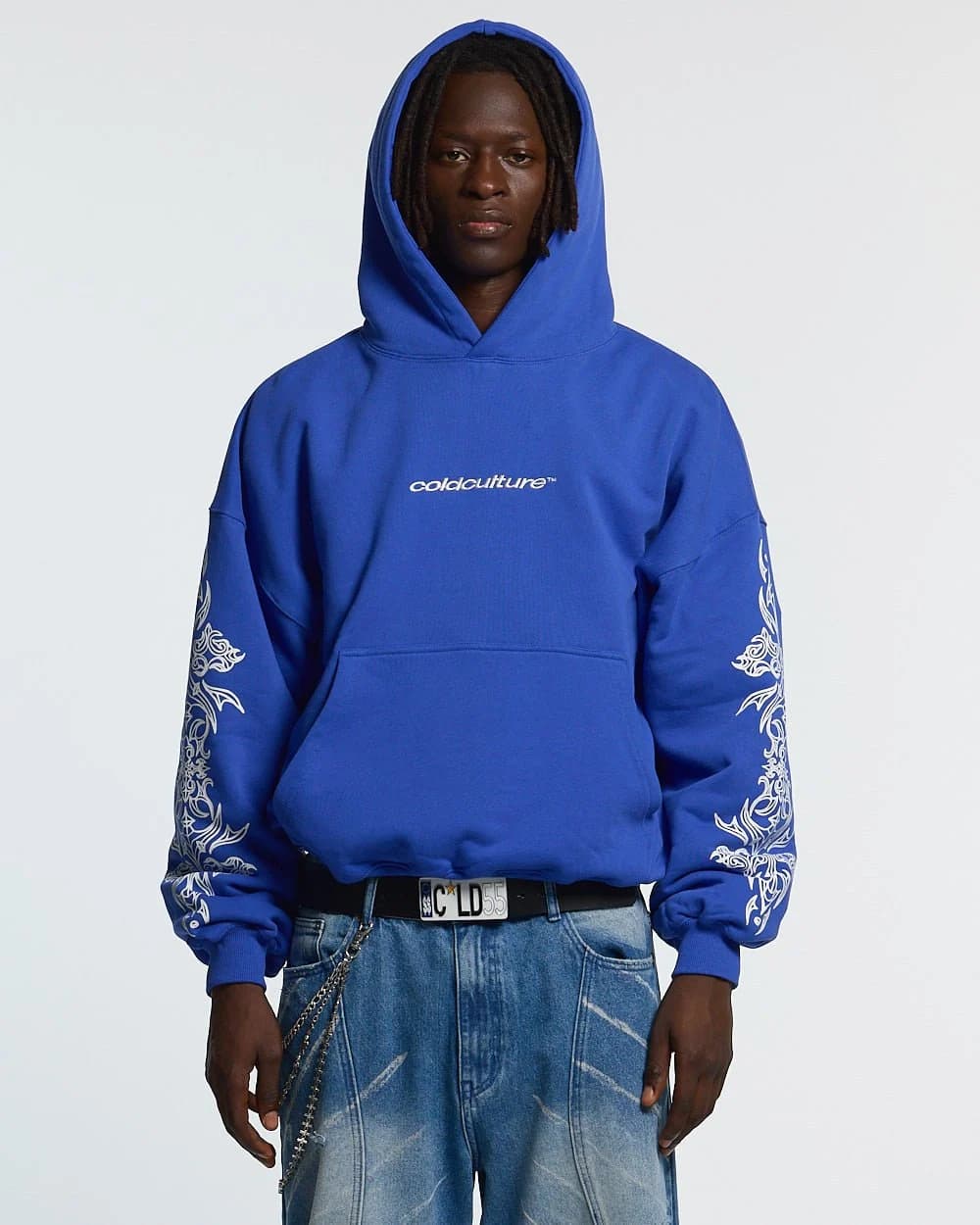 TRIBAL HOODIE BLUE 2