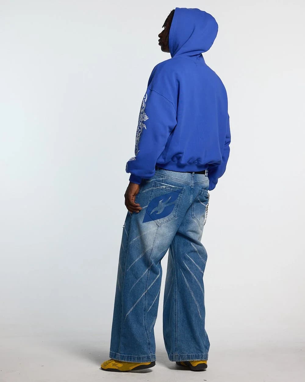 TRIBAL HOODIE BLUE 4