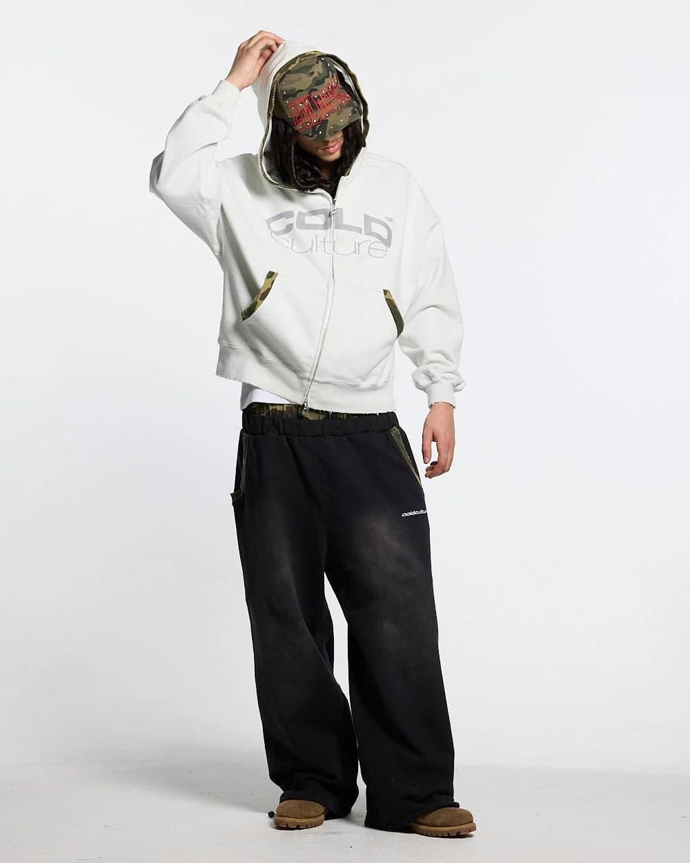 GREY OPS ZIP HOODIE LIGHT GREY 6
